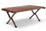 93cm Foldable Bamboo Outdoor Camping Table Waterproof Wood Wooden Travel - Large