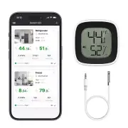 AMIR Hygrometer Thermometer, Mini Wireless Thermometer Digital Hygrometer Indoor
