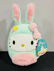 2024 Squishmallows Sanrio Friends 8" Easter Hello Kitty Plush Doll Toy New!