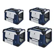 Pawz Pet Soft Crate Dog Cat Carrier Travel Cage Folding Kennel Metal Frame Large