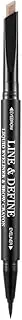 Klara Cosmetics 2 in 1 Waterproof Liquid Eyeliner Long Lasting Eyebrow Pencil Brow Definer Liner Brown Black Eye Pencil