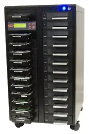 Systor 1:24 SATA 2.5" 3.5" SSD HDD Hard Drive Duplicator & Sanitizer - 18GB/Min