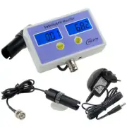 Digital Salinity&PH Meter Salinity&PH Monitor Tester for Aquarium 2 way Power