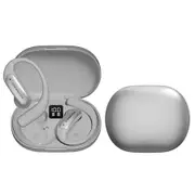AI Translation Earbuds Real Time, 3 in 1 Language Translator Earbuds with 144 Languages, Wireless Bluetooth Headphones for Travel Business, Grey
