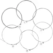 FUNOMOCYA Perfect Fit Electric Guitar Strings 6 Pack Metal Strings for Acoustic Guitar Rust-resistant Comfortable
