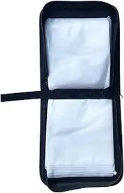 CDs Binder | CDs Wallet Holder Protective Case - Storage Bag Binder, Portable Zipper CDs Case Holder, Disc Storage Organizer for Car, Home