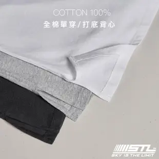 【STL】yoga 韓國瑜伽 Metro Layerd SL 全棉cotton100% 地鐵長版無袖背心上衣/打底衫(White白)