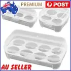 3/4/8 Grid Eggs Storage Box Stackable Plastic Egg Container BPA Free for Fridge