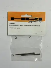 HPI Racing 101299 3x51.8mm Front Inner Suspension Shaft - Bullet/WR8 (2PCS)