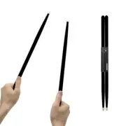 5A Maple Wood Drumsticks, Non-Slip Grip, Classic Black Drum Stick for 5a black