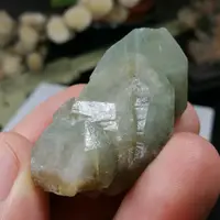 在飛比找蝦皮購物優惠-{石場}39天然綠水晶 綠泥石 雙尖水晶 骨幹水晶 綠幽靈原