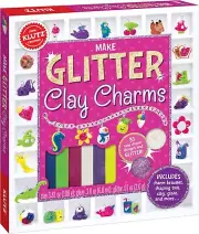 Klutz Make Glitter Clay Charms Craft Kit
