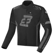 GPX Waterproof Black Grey Textile Motorcycle Jacket
