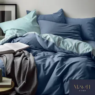 【MOONSTROLL 月行寢居】單人 120×200 床包 素色床包 格子床包 床單 床罩(單人床包 單人加大床包)