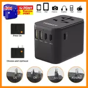 International Universal Travel Adapter 3 Type-C Outlet Converter Plug Power