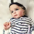 60CM Lifelike Reborn Toddler Boy Maggie Doll with Hand-Rooted Hair Gift Toy Gift