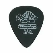 Dunlop Tortex Pitch Black Pick Refill Bag, .50mm, 72 Picks