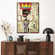 Pop Art By Jean Michel Basquiat Canvas Wall Art