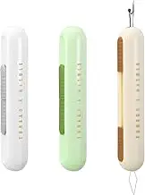 Realand 3Pcs Seam Ripper and Needle Threaders for Hand Sewing, Retractable Seam Rippers for Sewing Thread Cutter Seam Ripper Tool Stitch Remover Tool, Green, Gray and Beige