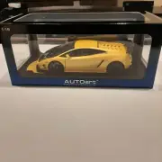 1/18 AutoArt 2013 Yellow Lamborghini Gallardo LP560-4 Super Trofeo No MR BBR