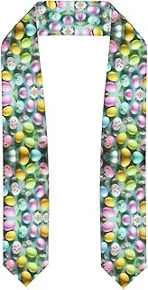 [SKKNT] Happy Easter Holiday Print Graduation Shawl Stole For Academic Commencements Honor Sash Congratulations Gift