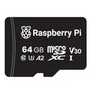 Raspberry Pi Official A2 - Class UltraSD Card 64GB Pre-Program with Raspbian Bookworm 2024-11-05 [SC1657P]
