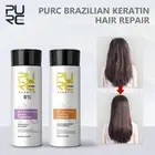 Brazilian Keratin 8% Repair Damaged Frizzy Hair Treatment + Purifying Shampoo