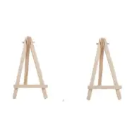 Mini Natural Wood Display Easel, Artist Painting Tripod Easel - Tabletop