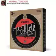 D'Addario Classical Guitar Strings Nylon EJ45-3D Pro-Arte Normal Tension 3 Sets
