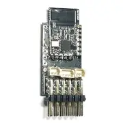 4-IN-1 Multi-protocol 6CH PWM Mini Compatible RC Receiver with Dual Brushed 5A ESC for Flysky Wfly Microzone Radio Trans
