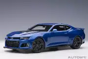 2017 CHEVROLET CAMARO ZL1 HYPER BLUE 1:18 by AUTOart 71209 COMPOSITE NEW IN BOX