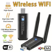 Laptop Adapter Wireless 802.11ac USB Bluetooth Dual Band PC WiFi 5GHz 3.0 AC1300
