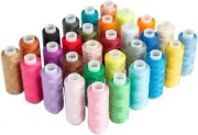 Sewing Thread Set 30 PCS All Purpose Polyester Thread kit Each 250 Yards