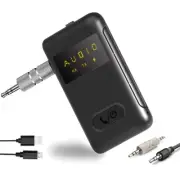 2 in 1 Bluetooth Compatible 5.0 Receiver Transmitter Adapter 3.5mm Jack3044