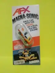 AFX AMX JAVELIN WHITE SLOT CAR NOS 1978 #1069 ORIGINAL MINT UNPUNCHED UNICORN !