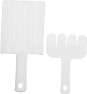 JEWEDECO Spade Spoon Meatballs Maker Slide Scoop Melon Baller Kitchen Meatball Maker Rice Baller Meatball Shaping Tool Meatball Maker Machine Mighty Meatball Maker Triple Meatball Maker