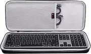 XANAD Hard Case for Logitech MX Keys/MX Keys Advanced MIC Wireless Illuminated Keyboard- Carrying Storage Bag