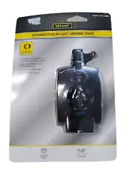 Defiant Outdoor Timer 15 Amp 24-Hour Plug-In Mechanical Dusk-Dawn NEW