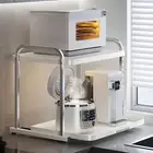 Stainless Steel Microwave Rack Countertop Rack Thickened Microwave Shelf