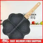 Four-Hole Pancake Pan Non-Stick Mini Household Steak Frying Pan for Home Kitchen