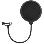 Mask Blowout Prevention Net Large Wind Screen Shield Noise Filter Selected Professional Black Microphones