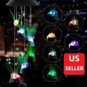Wind Chime Lights LED Solar Powered Color-Changing Outdoor Garden Decor Patio