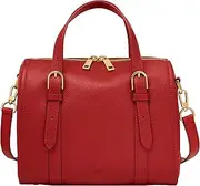 [FOSSIL] Carlie Red Satchel Bag ZB1772611