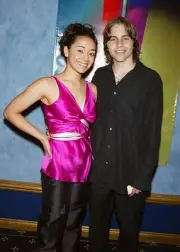 Aimee Garcia actor Pablo Santos at 7th Prism Awards cocktail part- 2003 Photo 1