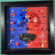 Nintendo Switch Super Mario Controller Original Teardown Wall Frame