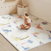 BG-BABYGO Baby Play Mat Foldable Baby Floor Play Mat Large Soft Foam Playmat ...