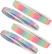 Badminton Racket Grip Tape 4pcs Anti-Slip Handle Wraps Sports Grip Tape for Tennis Racket Stylish Design and Comfortable Pu Material
