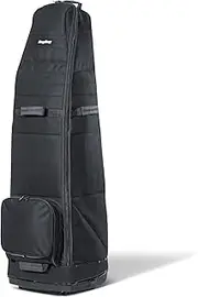 Bag Boy Freestyle Golf Travel Cover for Airlines, Padded Top, Internal Compression Strap, Lockable Full Wrap-Around Zipper, 6 Wheel Base, Foldable