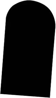 Lilihuimaoyi Arch Cover for Wedding Backdrop, Round Top Design for Events and Celebrations, Black 6ft