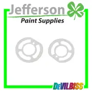 DEVILBISS GTI Pro Lite Spray Head Seal ( Kit of 2 ) SN-18-1-K2 GPi PRi GFG